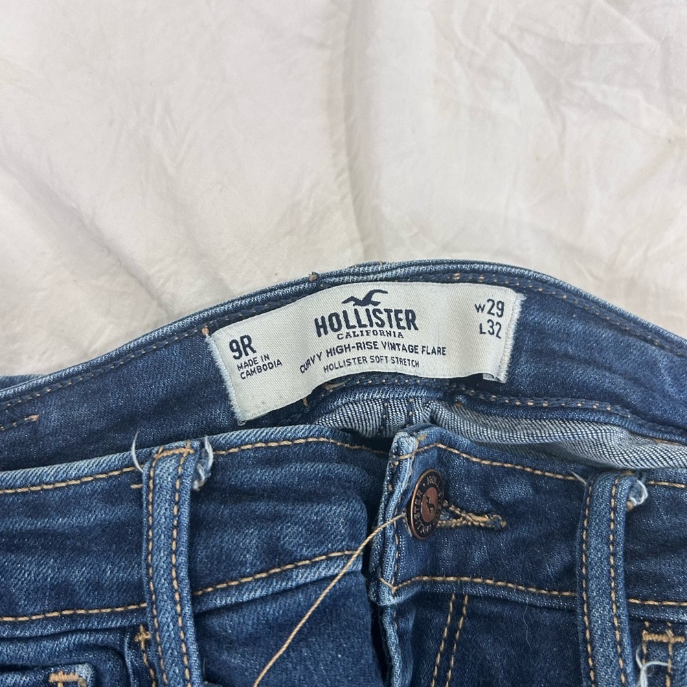 Hollister Curvy high rise vintage flare jeans